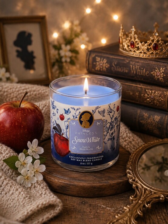 Bath & Body Works Other - Bath & Body Works Disney Princess Snow White Single Wick Candle NIB